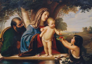 Heliga familjen med Johannesknaben
