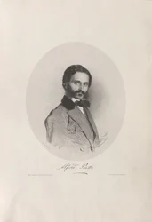 Porträtt av cellisten och kompositören Alfredo Piatti 1822-1901, 1858.