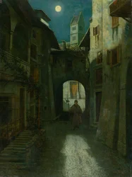 Nattvakt i Gamla Stan, 1880.