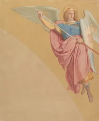 Ärkeängel som drar ett svärd, 1825-86.