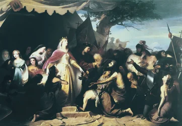 De katolska monarkernes ingång i Alhama. 1867 (olja på duk)