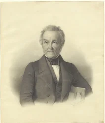 Porträtt av Adam Oehlenschlager