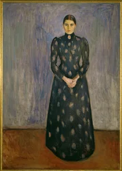 Inger Munch, målarens syster (olja på duk)