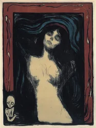 Madonna kärleksfull kvinna, 1895-1900