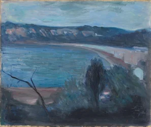 Månsken vid Medelhavet
