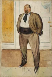 "" Porträtt av konsul Christen Sandberg (1861-1918) "" Målning av Edward Munch (1863-1944) 1901 Munchmuseet, Oslo