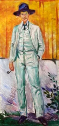 Porträtt av målaren Ludvig Karsten