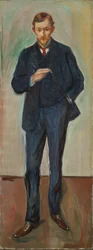 Fransmannen, Marcel Archinard, ca 1904 (olja på duk)