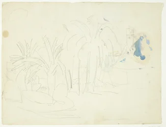 Landskap med palmer, Cannes