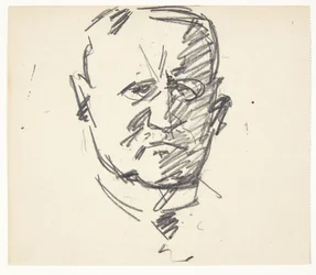 Studera för ett porträtt av en professor, MD. Carl Lorentzen (1860-1932)