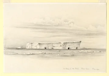 A Berg in the Pack, Ross Sea, 1910