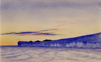 Blue Ice Cliffs, 1901-04 (wc på papper)