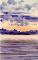 Stilla havet, 1901-04 (wc på papper)