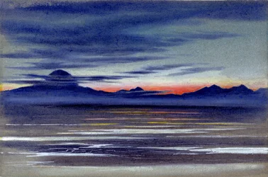 View of a Stretch of Sea, 1901-04 (wc på papper)