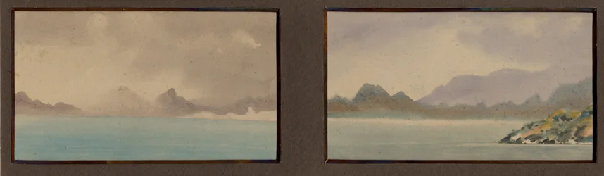 Akvareller från Norges anteckningsbok, 1898-99 (wc på papper)