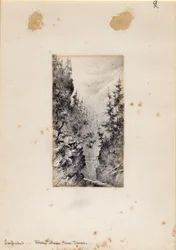Wiesen Strasse nära Davos, Schweiz, 1898-99