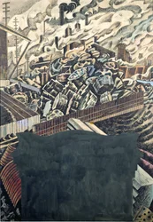 Slag Heaps, en design för Leeds Town Hall Mural
