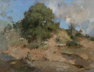 Hawthorn Bank, ca 1910 (olja på duk)