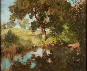 Summer Reflections (olja på duk)