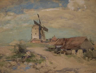 Väderkvarnen, ca 1900-04 (akvarell)