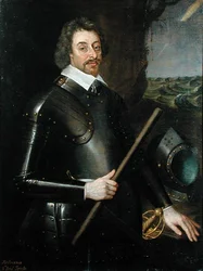 Ferdinando (1584-1647) 2nd Lord Fairfax (olja på duk)