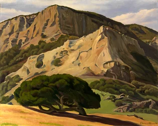 Oaks and Rocks--San Luis Obispo, 1930.