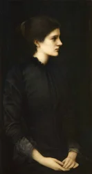 Porträtt av Amy Gaskell, 1893.