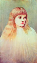Portræt af Cecily Horner, 1895 swed