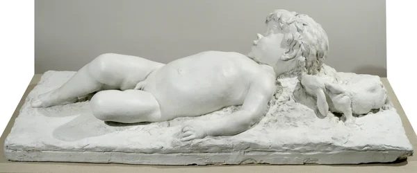 Sovande faun (gips)