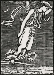 Psyche som väntar Amor