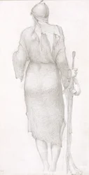 Figur Studie Arthur i Avalon