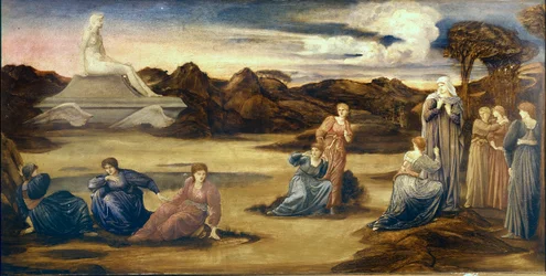 The Passing of Venus, ca 1875 (olja på panel)