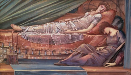 The Sleeping Princess (olja på duk)