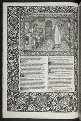"The Works of Geoffrey Chaucer nu nytryckt med bilder designade av Sir Edward Burne-Jones"