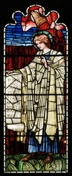 Ashton Under Lyne, Albion Congregational Church, Morris & Co., Edward Burne-Jones, St Matthew, 1896