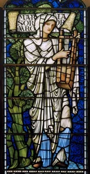 Edinburgh, St Giles Cathedral, Morris & Co., Edward Burne-Jones, Maria, 1886