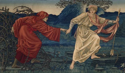 Kärlek att leda pilgrimen, Tapestry, 1909