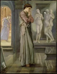Pygmalion och bilden: The Heart Desires, 1868
