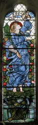 Rochdale, St Chad, Morris & Co., Edward Burne-Jones, Hope, 1873