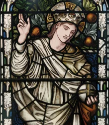 Salvator Mundi, 1876 (målat glas)