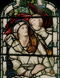St Matthew, 1876 (målat glas)