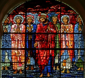 The Ascension, 1885-1897 (målat glas)
