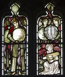 The Days of Creation, 1874 (målat glas)