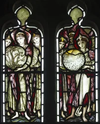 The Days of Creation, 1874 (målat glas)
