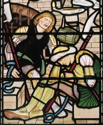 The Liberation of St Peter, 1862-3 (målat glas)