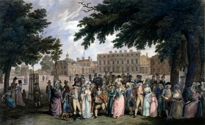 Promenade i St James Park, ca 1796