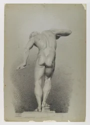 Nakenstudie, cirka 1848