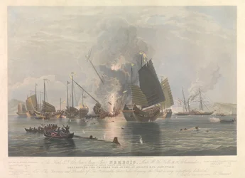 Iron Steamship Nemesis, krigsjunkar i Anson