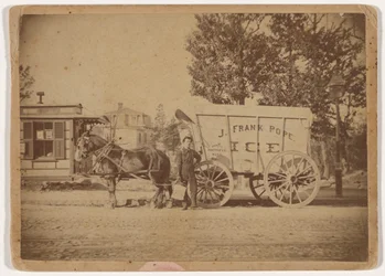 J. Frank Pope Isvagn,ca. 1885 (foto)
