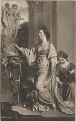 Lady Sarah Bunbury offrar till nåderna